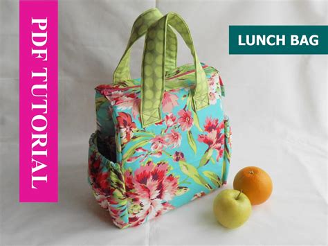 how to sew lunch bag aluminum fabric|insulated lunch bag threads.